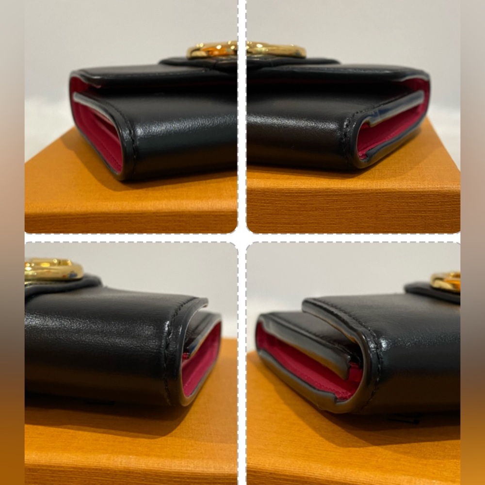 SOLD‼️Louis Vuitton Black/Pink Pont 9 Wallet - Picture 17 of 17
